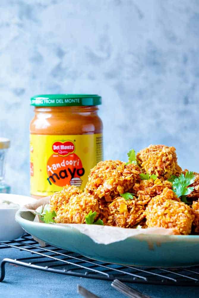 Baked Mayo Cheddar chicken Bites