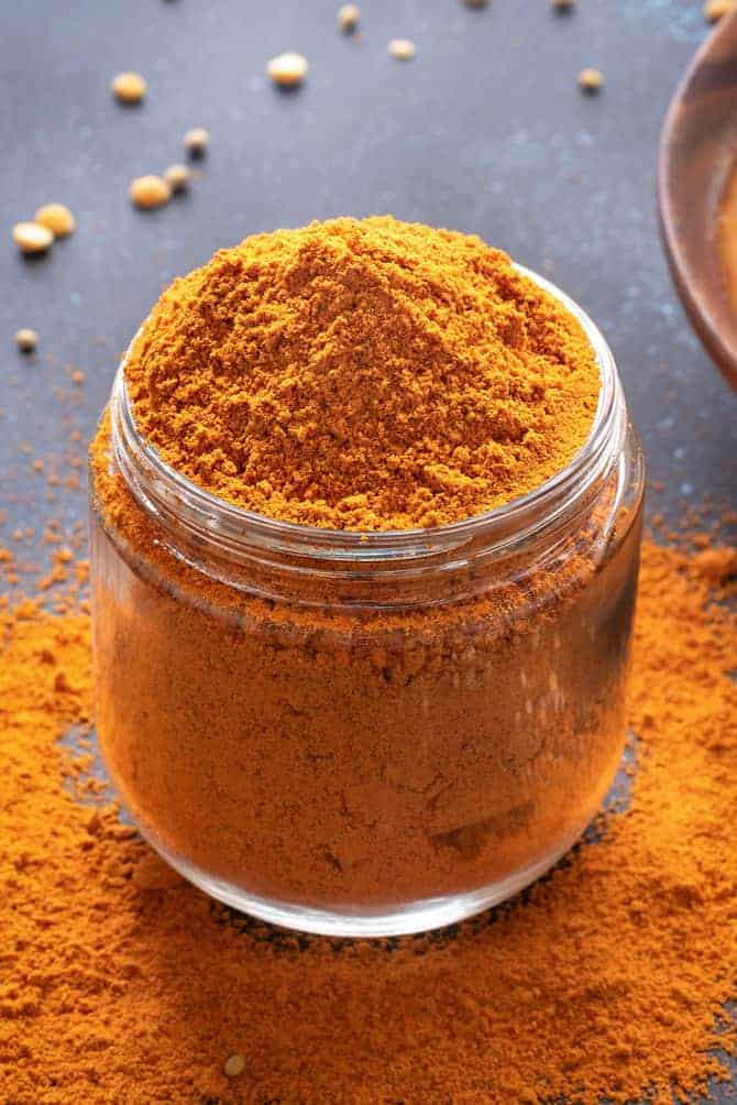 Sambar Powder Recipe Sambar Masala Cubes N Juliennes