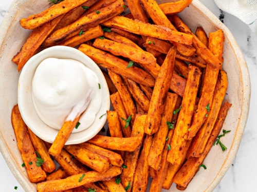 Sweet Potato Fries (Baked or Fried!) - Dinner at the Zoo
