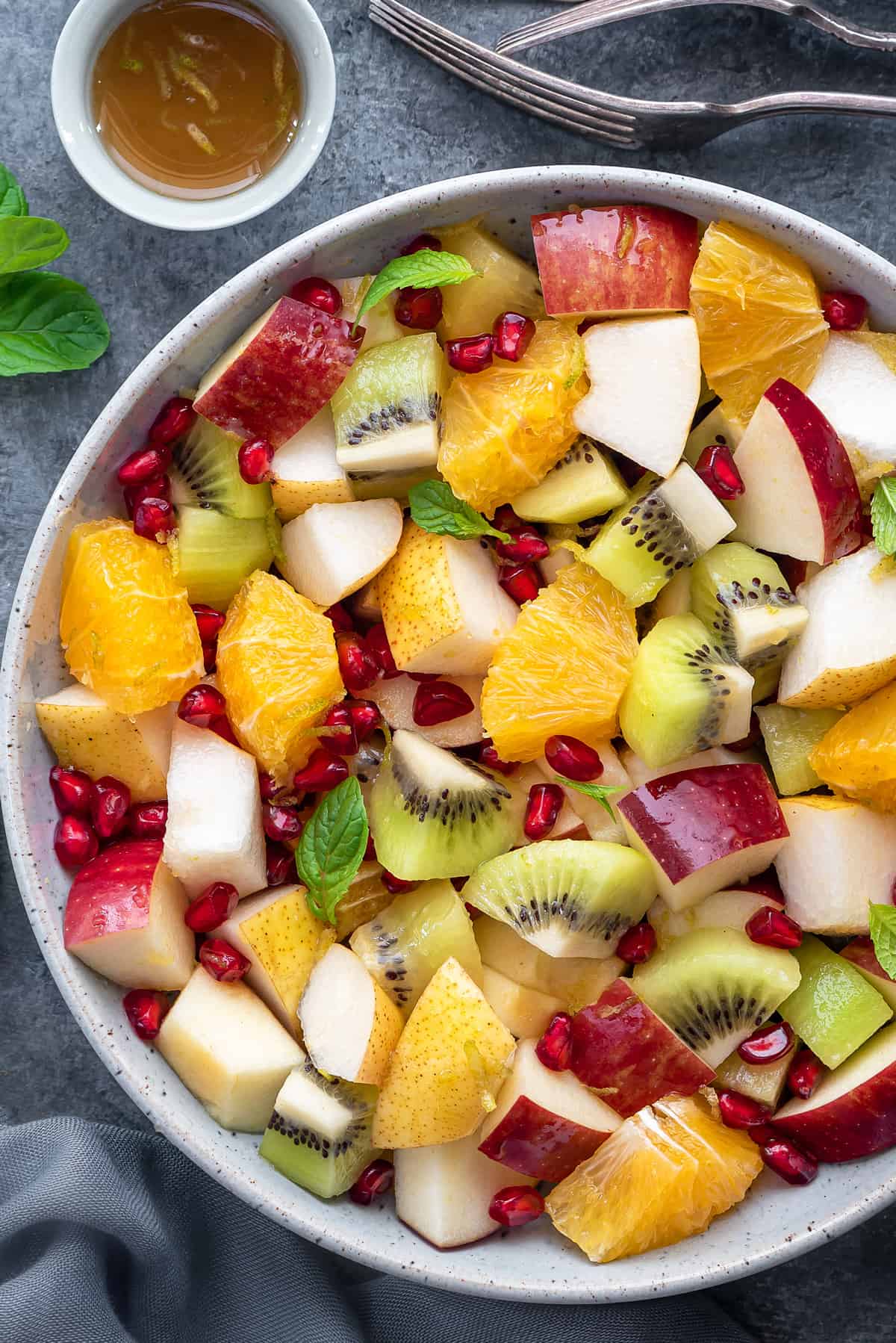Healthy Fruit Salad Recipe, in take-along jars! + video