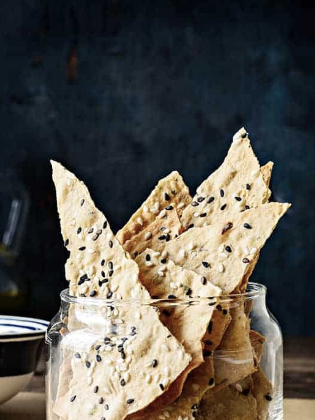 Whole Wheat Herbed Lavash Story - Cubes N Juliennes