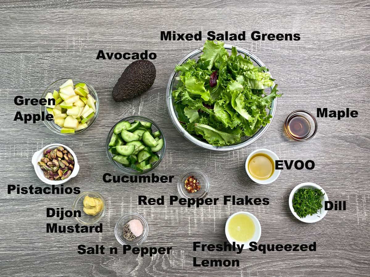 Green Salad Ingredients 