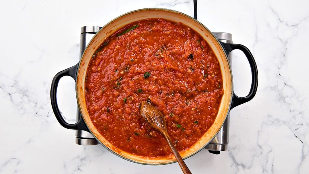 Homemade Marinara Sauce - Easy & the Best - Cubes N Juliennes